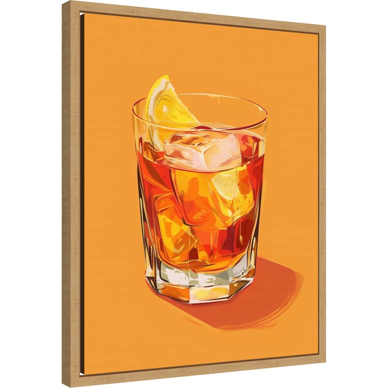 Negroni by Jolly and Dash (16 x 20 in.), Framed Canvas Wall Art Print