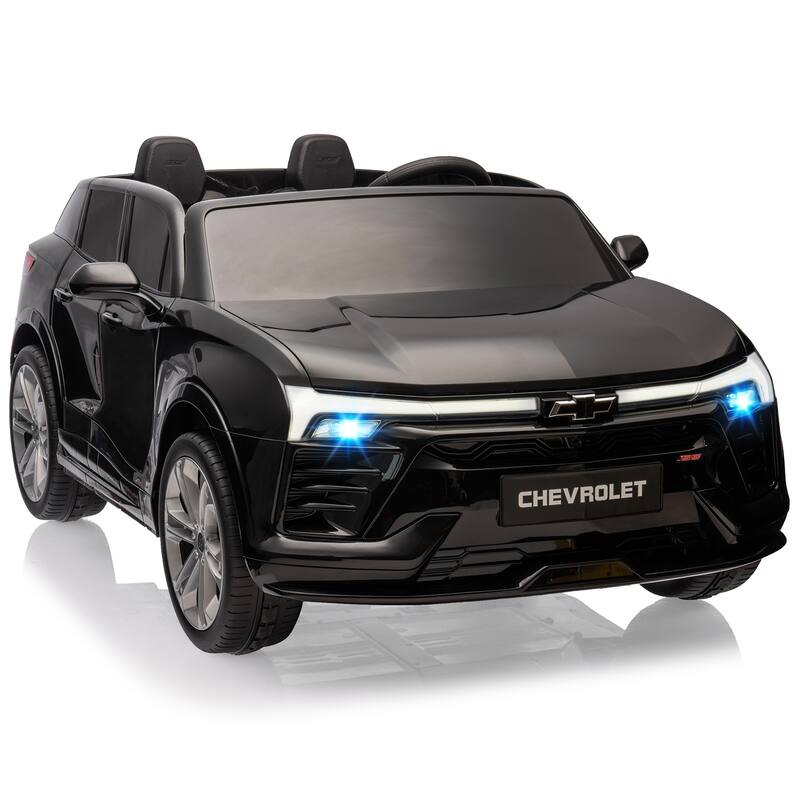 24V 2-Seater SUV Licensed Chevrolet Kids Ride On Car for Kids Best Gifts - Black