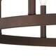 The Gray Barn Highclere 12-light Wagon Wheel Chandelier - 40"x40"x35.93"