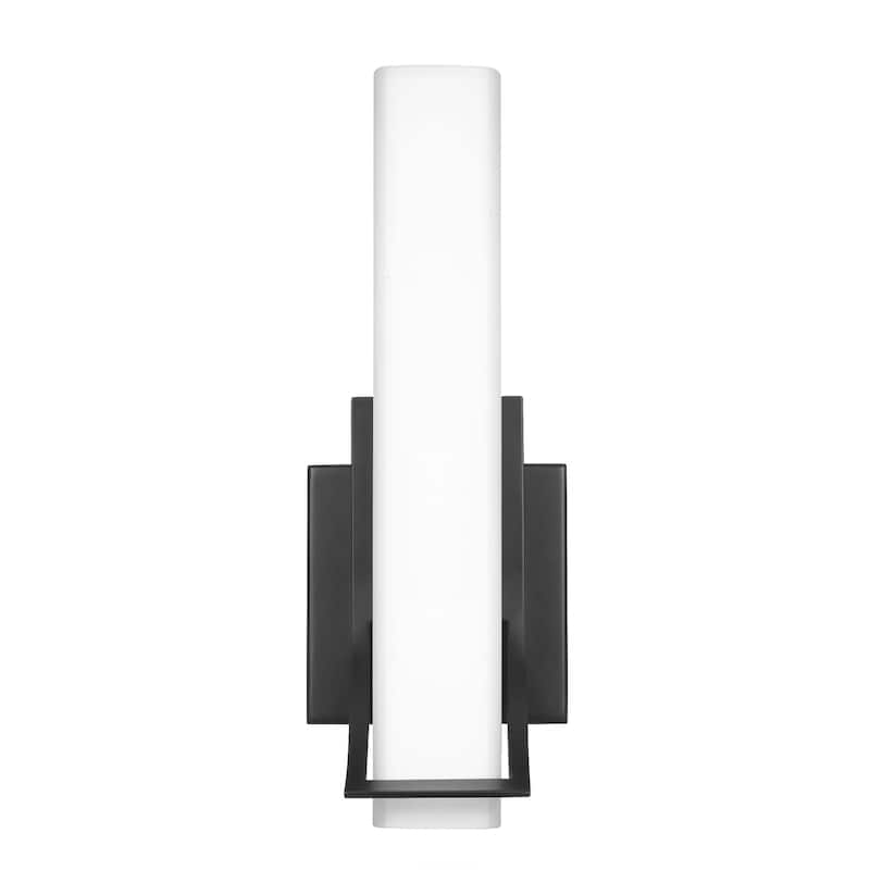 Blade LED Bathroom Vanity Light in Earth Black