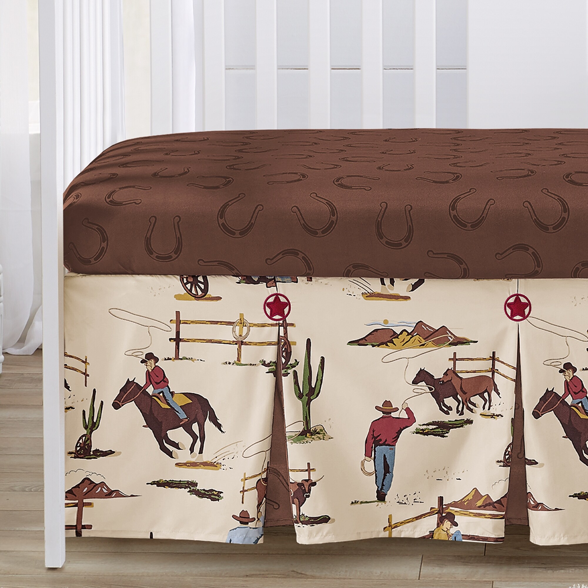Sweet Jojo Designs Western Cowboy Boy Baby Crib Bedding Set