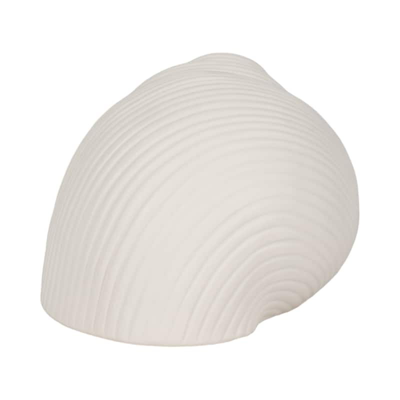 Sagebrook Home Stoneware White Seashell Decor
