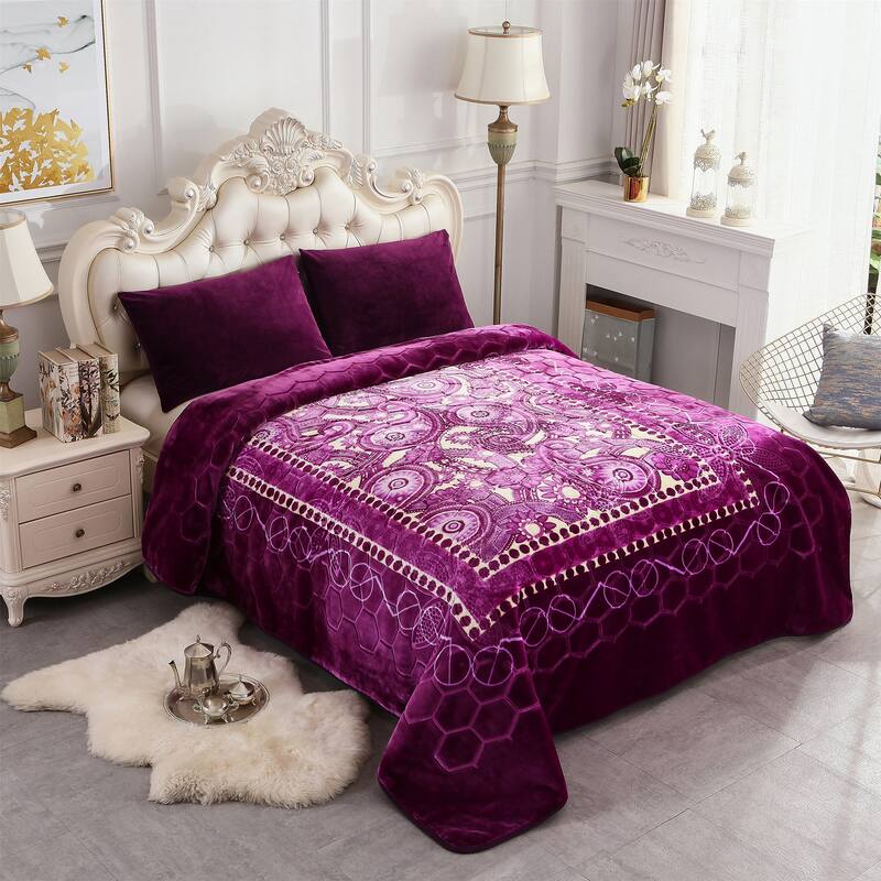 Heavy Korean Mink Fleece King Size Blanket
