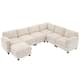 Option Beige/6-Seat Sofa