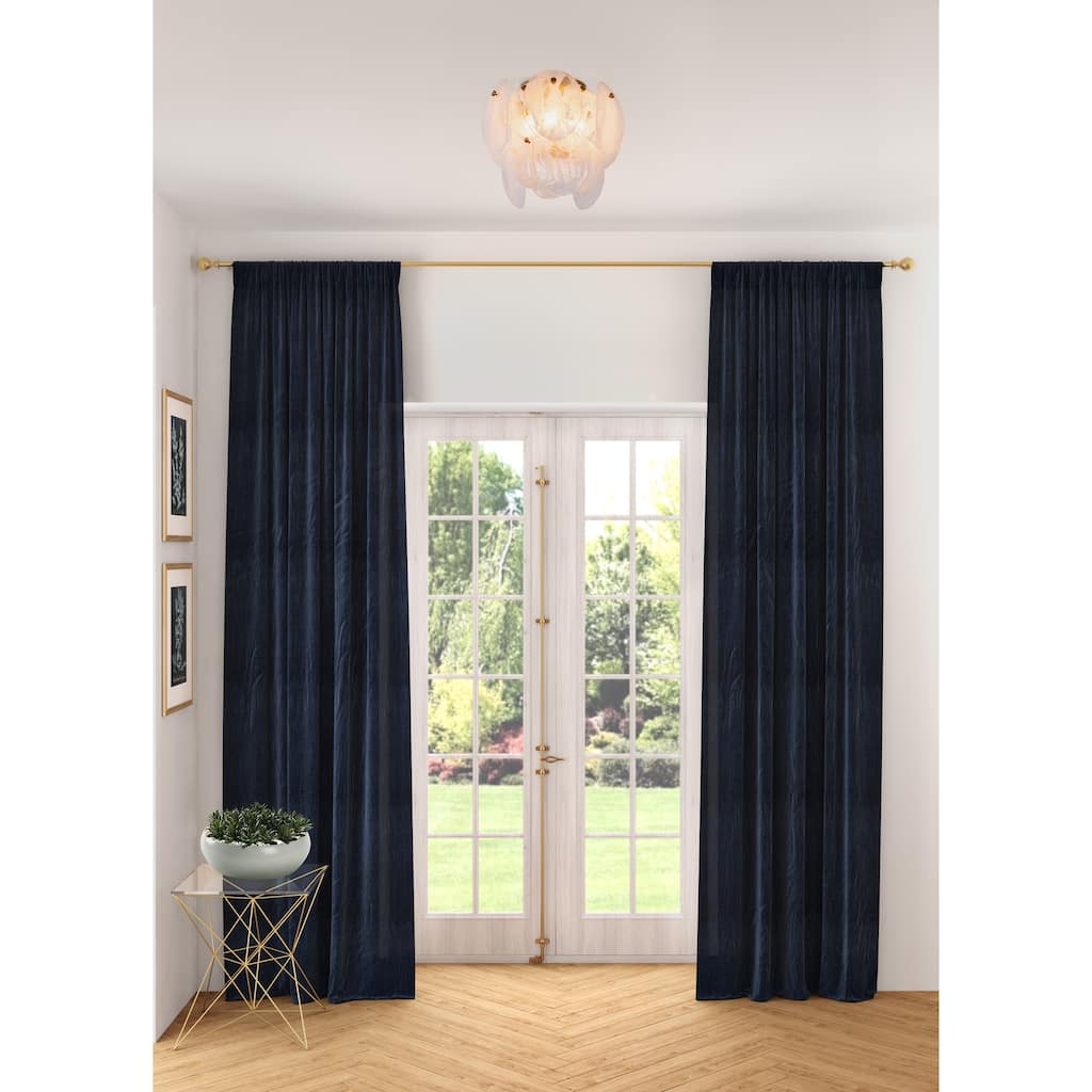 Artcraft Lily - 3-Light Semi Flush Mount - Brushed Brass Finish - Wispy White Murano Style Glass Shade