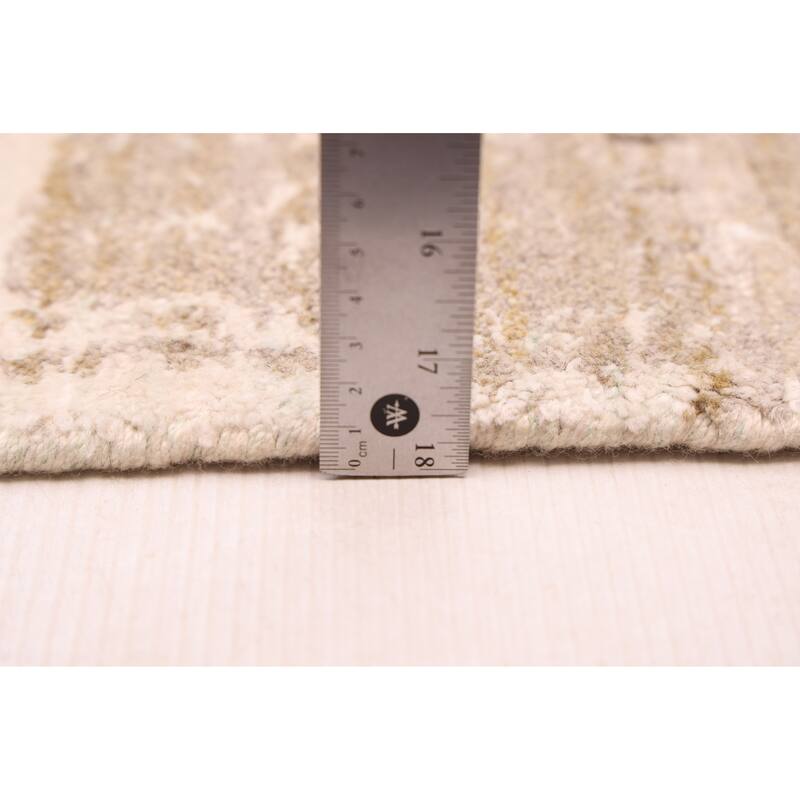 ECARPETGALLERY Hand Loomed Elysian Cream Rug - 8'2 x 9'10