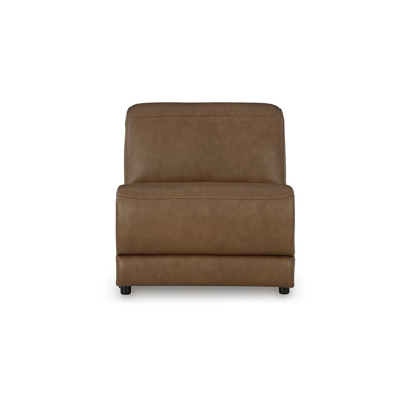 Signature Design by Ashley Rally-Up Brown 6-Piece Power Reclining Sectional with Console - 155" W x 142" D x 34" H