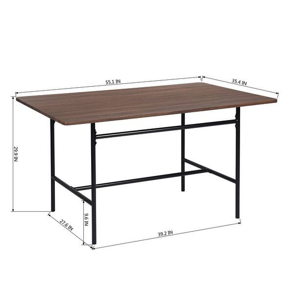 Homylin Dining Room Wood Top Dining Table Square Bed Bath & Beyond