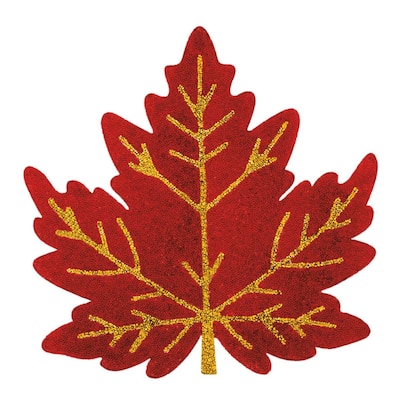 Sparkles Home Luminous Rhinestone Leaf Placemat