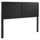 Viola Country Style Twin Size Black Wooden Headboard - Bed Bath ...