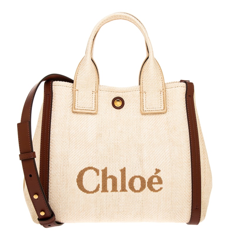 Chloe Carry Small Tote Bag - Off-White