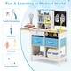 preview thumbnail 7 of 18, Gymax Play Doctor's Office w/Blackboard Pet Scale Faucet Folding