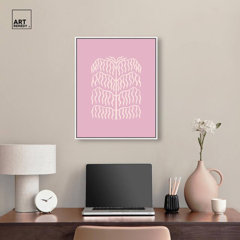 Lavender Mauve Canvas by Art Remedy