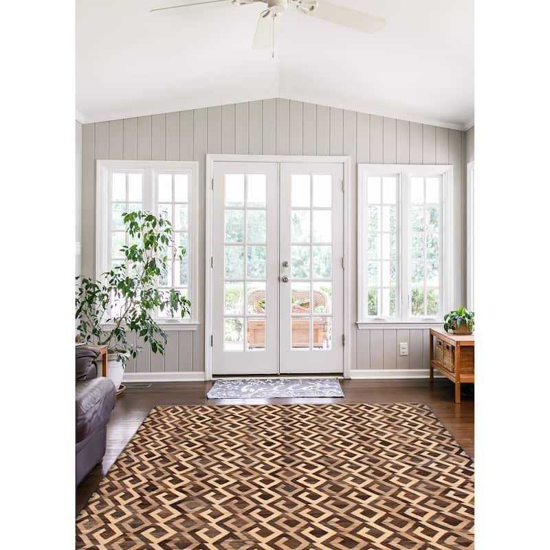 Sivas Brown Kilim 10'4" x 13'5" - 10'4 x 13'5