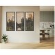 preview thumbnail 7 of 7, Kate and Laurel Landscape by the River Barycz Adolf Dressier 3 Piece Framed Wall Art Print Set by Nostalgia Prints