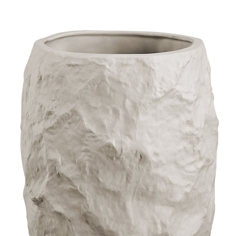 Renwil Zyan Ceramic Vase, Matte Sandshell