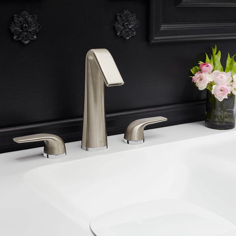 DXV DXV Modulus 1.2 GPM Widespread Bathroom Faucet - Brushed Nickel
