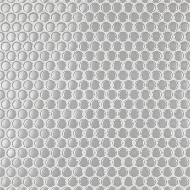 Merola Tile Metro Penny Matte Light Grey 9-3/4" x 11-1/2" Porcelain Floor and Wall Tile