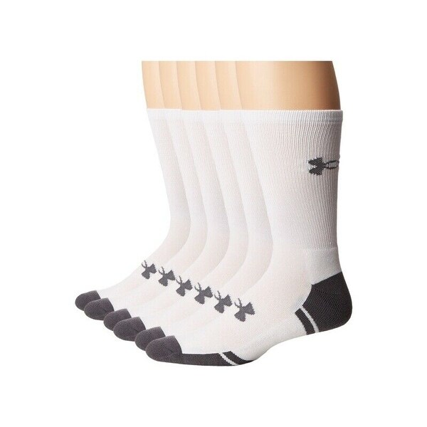 Under Armour Adult Resistor 3.0 Crew Socks 6-Pack