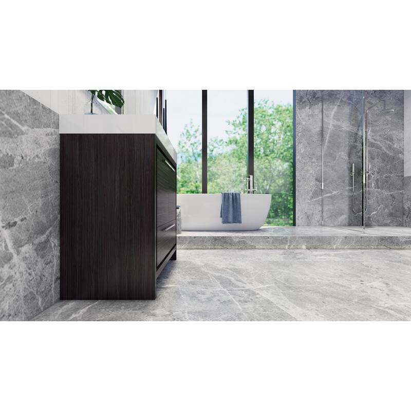 Dove 36'' Freestanding Vanity with Reinforced Acrylic Sink