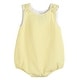 preview thumbnail 1 of 2, Classic Yellow Gingham Bubble Romper