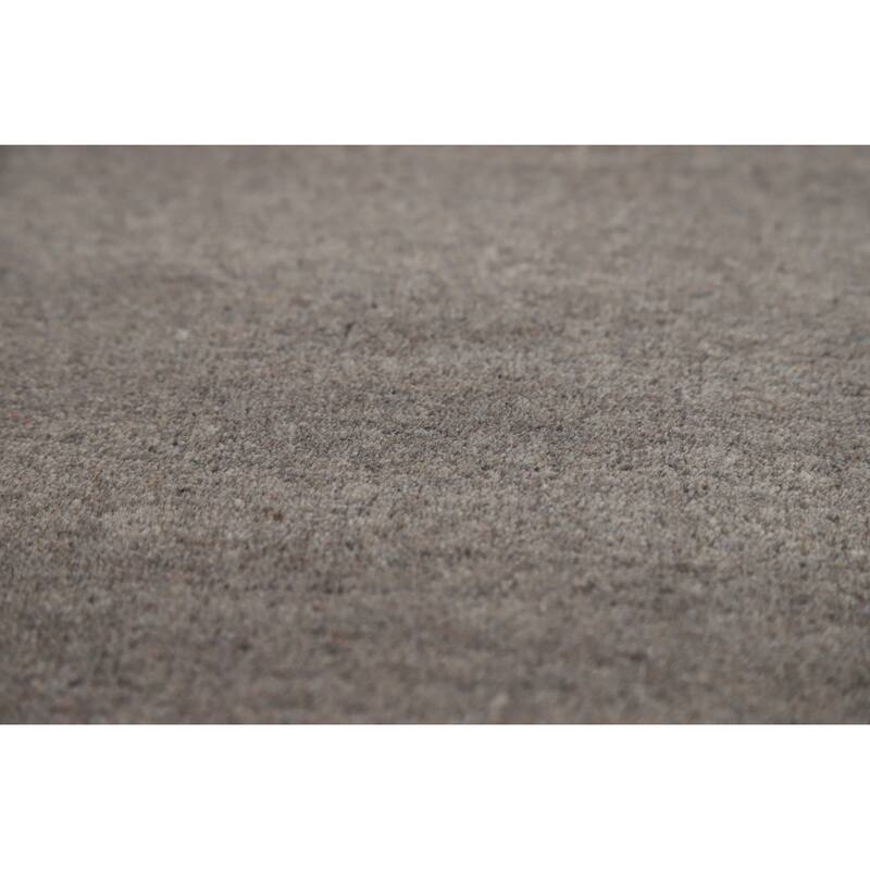 Hand Knotted Oriental 100% Wool Carpet Tribal Tribal Greys & Charcoal Gabbeh Area Rug - 10' 2'' X 8' 5''