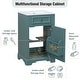 preview thumbnail 113 of 139, GDFStudio - Lisa 20" Freestanding Bathroom Vanity with Ceramic Sink, Soft-Close Door & Storage Rack