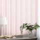 preview thumbnail 2 of 2, Laura Ashley Heacham Stripe Blush Wallpaper