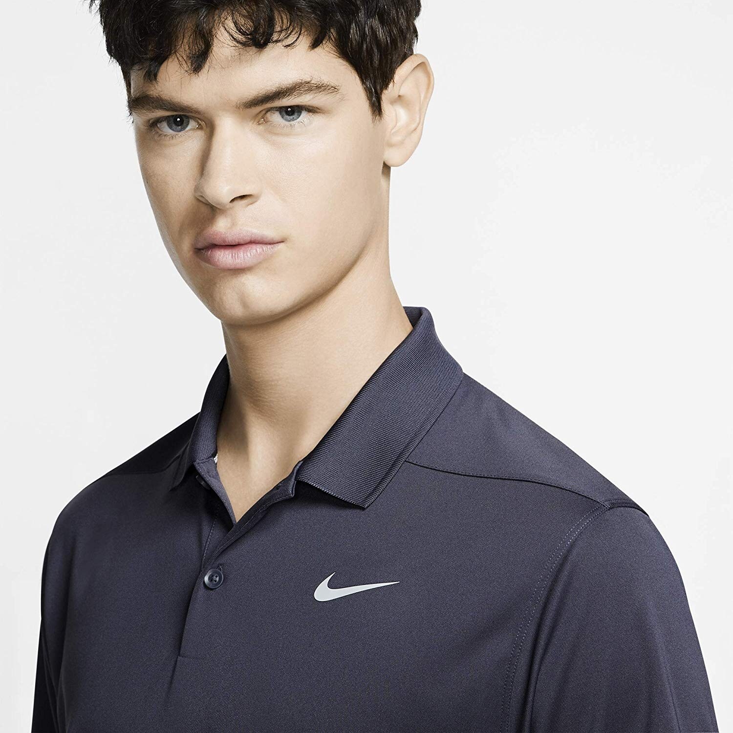 nike men's solid dry victory golf polo