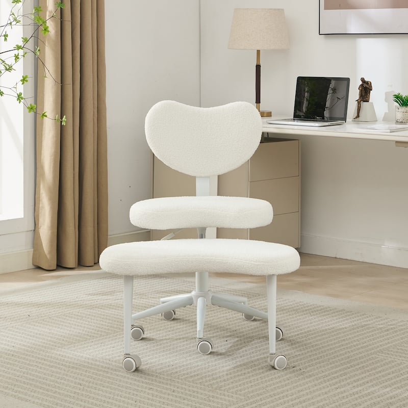 Meditation Chair Plus,Cross Chair with Wheels,ADHD Chair,Criss Cross Desk Chair with Lumbar Support and Stool,Flexible Design