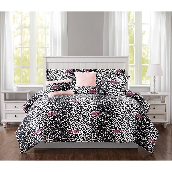 Juicy Couture Ombre Leopard 6-Piece Reversible Set, King. Opens flyout.
