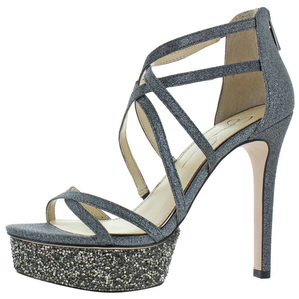 jessica simpson pewter heels
