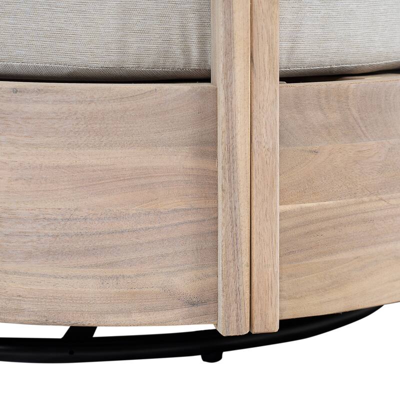 Christopher Knight Home - Alverra 3-Piece Outdoor Swivel Patio Chat Set with MGO Side Table