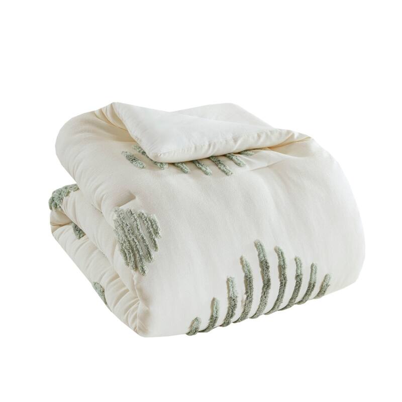 GDF Studio - Tahli Cotton Blend Chenille Comforter Set