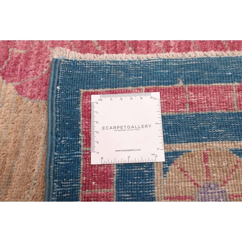 ECARPETGALLERY Hand-knotted Signature Collection Blue Wool Rug - 9'2 x 12'1