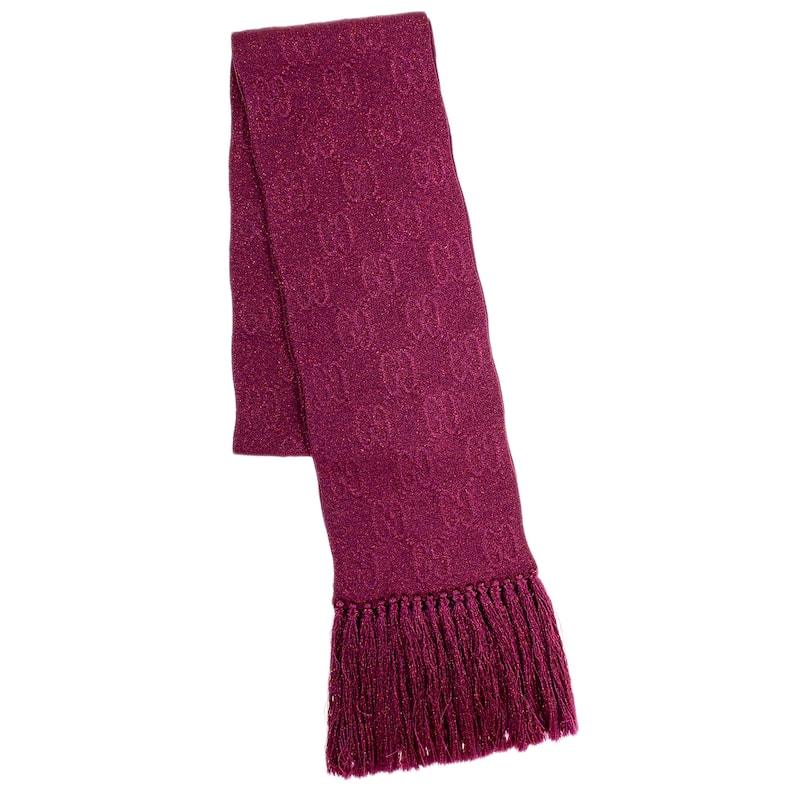 Gucci Jacquard Lamé Scarf