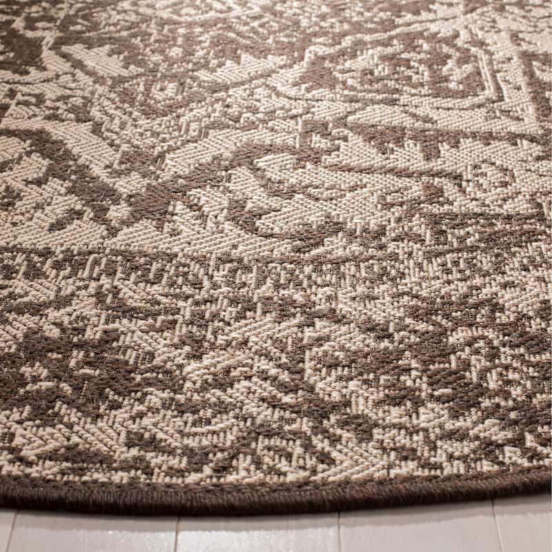 SAFAVIEH Linden Rick Indoor/ Outdoor Waterproof Patio Backyard Rug