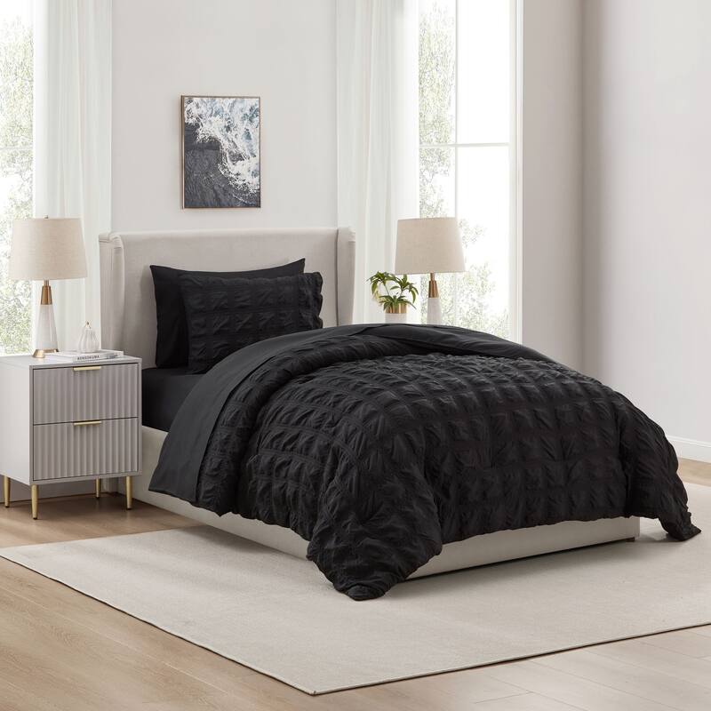 Empyrean Modern Comforter Seer Sucker