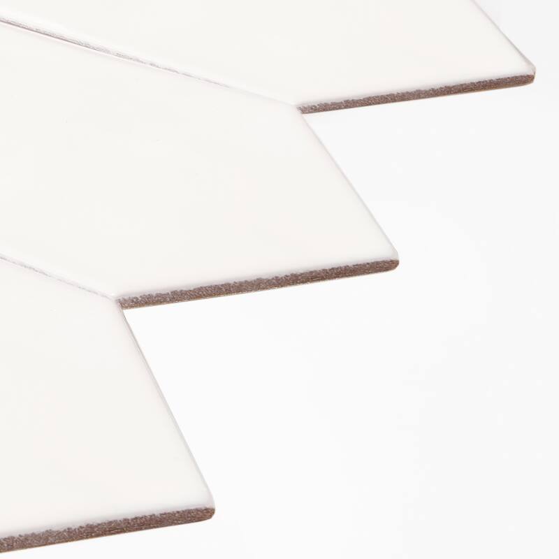 Forio 4" x 12" Picket Glossy Porcelain Mosaic Tile