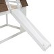 preview thumbnail 8 of 12, Wood Twin Size House Bunk Bed with Roof, Ladder and Slide
