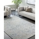 preview thumbnail 1 of 5, Livabliss Avellino Traditional Medallion Area Rug Grey/Blue - 12' x 15'