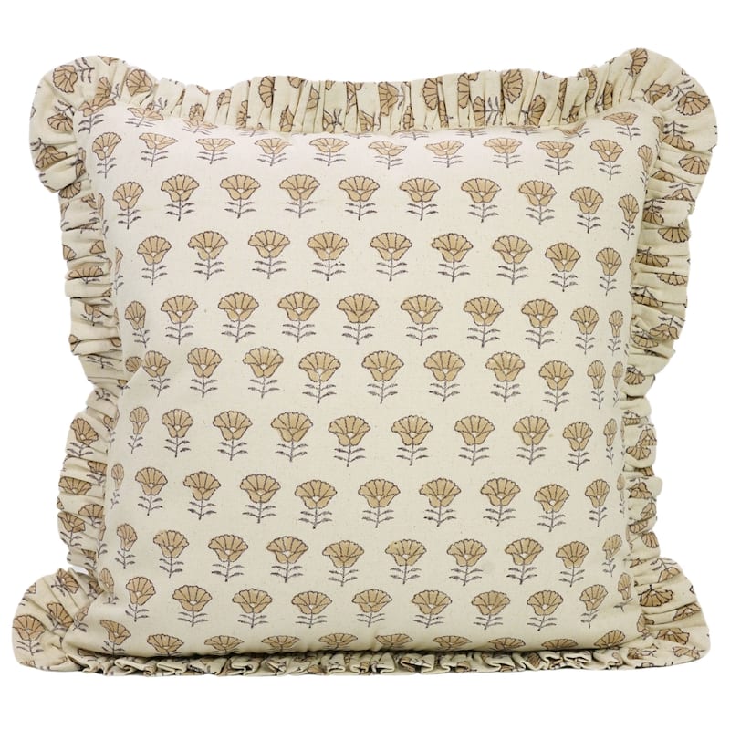 Square Pillow Cover By Fabdivine For Your Livingroom - KOHINOOR - Pillow Covers - 26" x 26"