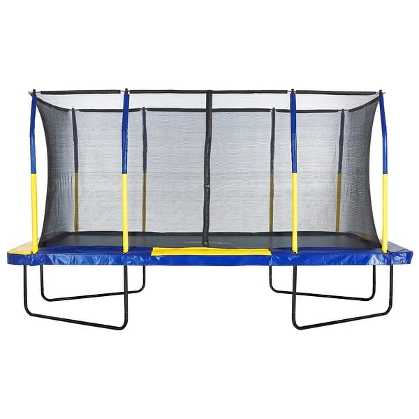 slide 2 of 8, Machrus Upper Bounce 9' X 15' Gymnastics Style; Rectangular Trampoline Set with Premium Top-Ring Enclosure System