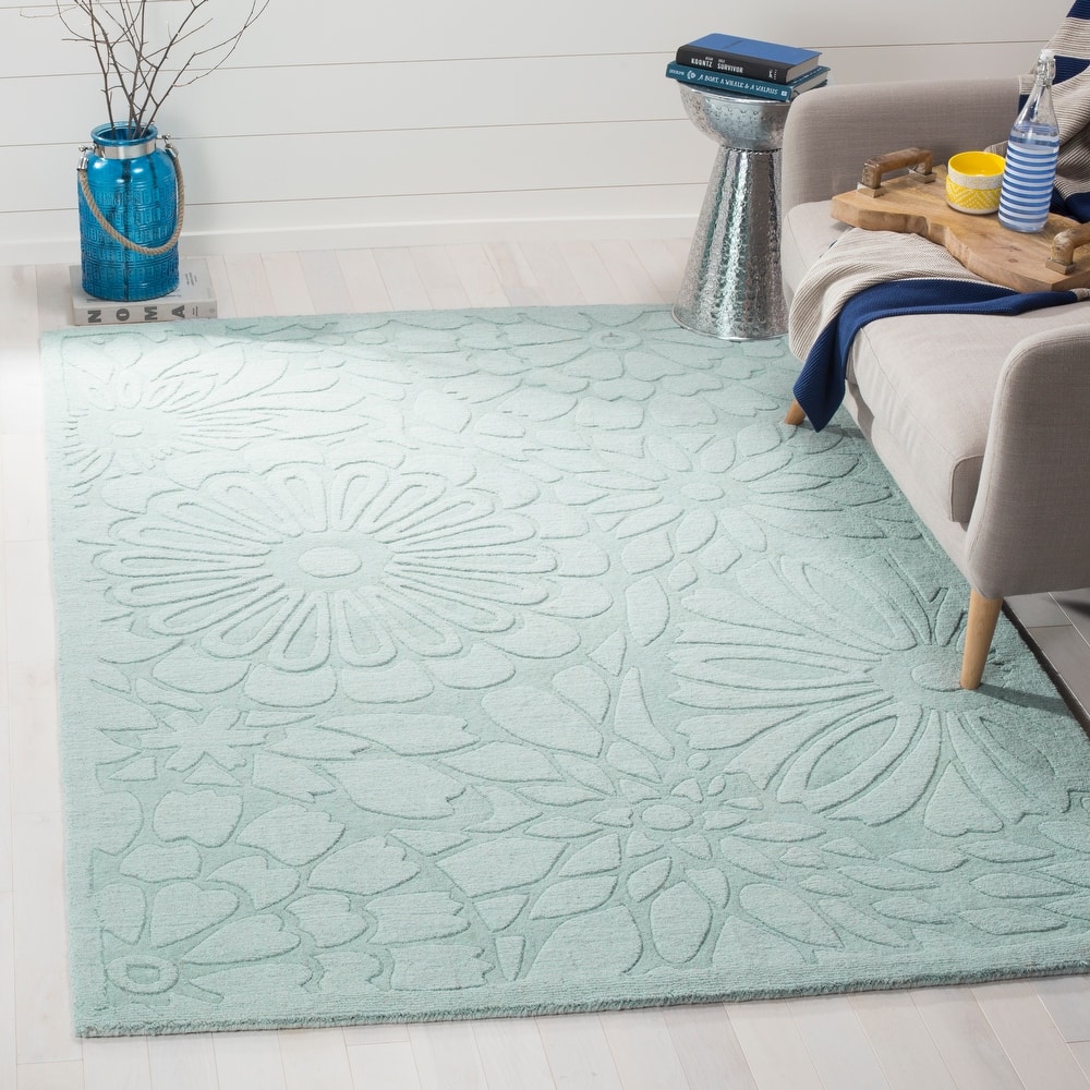 Martha Stewart by SAFAVIEH Handmade Full Bloom Wool Rug