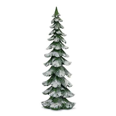 Green Flocked Pine Tree 26"H - N/A