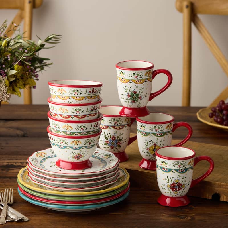 Certified International Provence 16 Piece Dinnerware Set, Service for 4