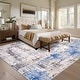preview thumbnail 10 of 8, Abstract Impression Foldable Printed Area Rug 100% Polyester Washable Backing for Living Room