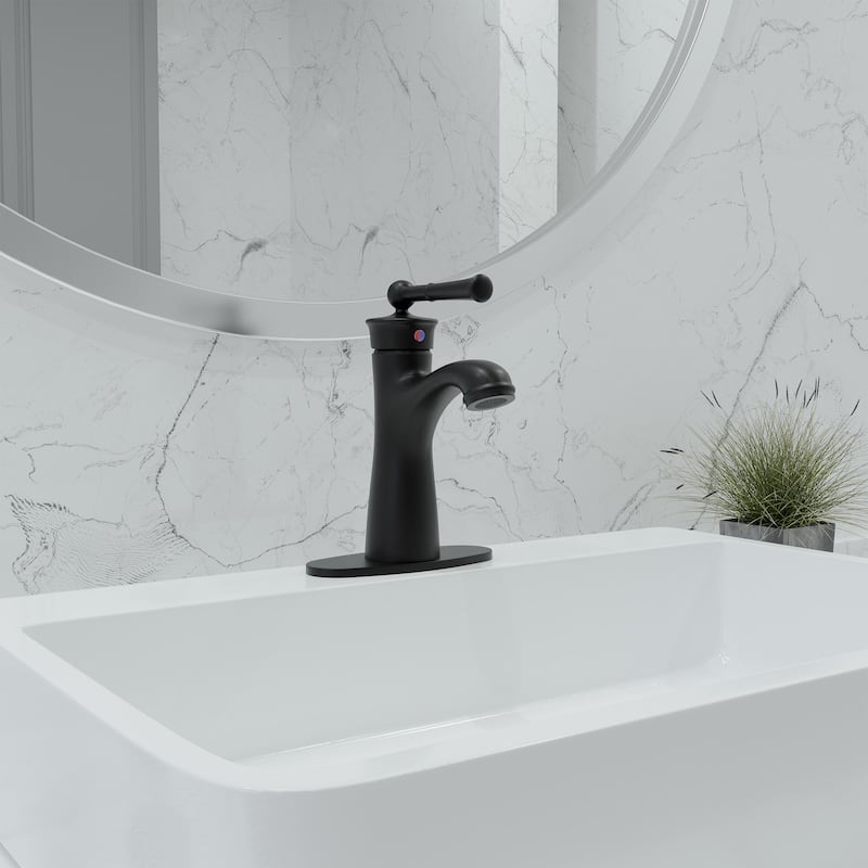 Clihome Single Handle Bathroom Sink Tap Basin Faucet