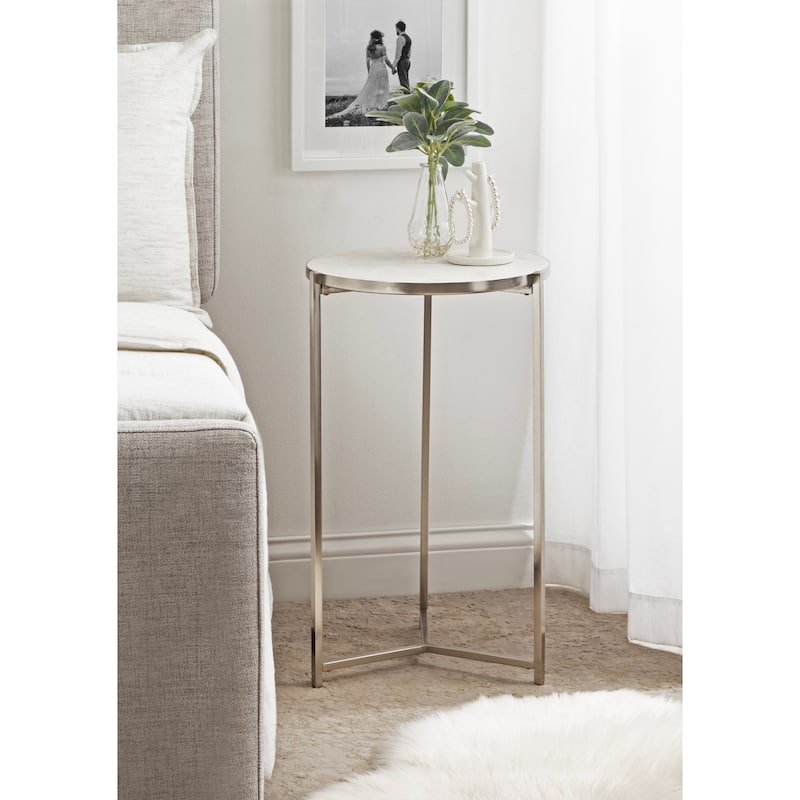 Kate and Laurel Aguilar Glam Side Table