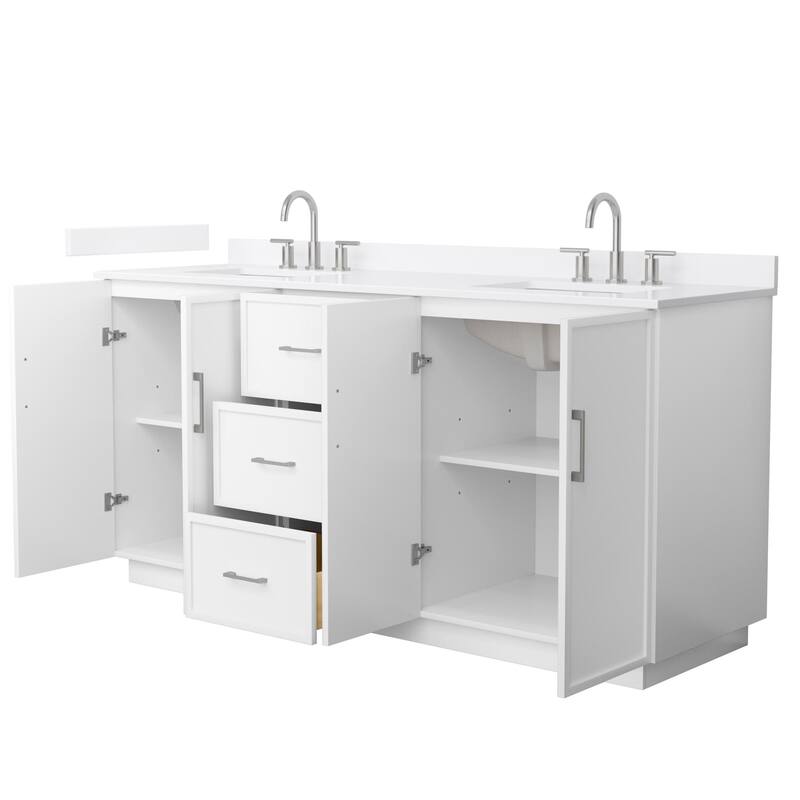 Wyndham Collection WCH7474-72D-QTZ-US3MXX Elan TK 72" Free Standing